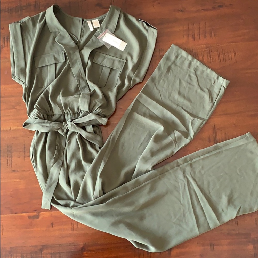 NWT Women’s Green Jumpsuit